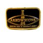 Vintage 1970 - 80's Arrowstone Oil Wells Brass Belt Buckle