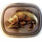 Vintage Large Mouth Bass Belt Buckle Made in U.S.A.