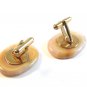 Vintage Gold Tone & Stone Cufflinks