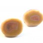 Vintage Gold Tone & Stone Cufflinks