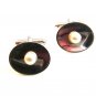 Vintage Sterling Silver & Pearl Cufflinks