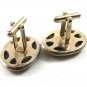 1950's-70's White & Golden Dragon Odd Creature Cufflinks Unmarked 101014