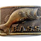 Vintage B.A.S.S. Bass Anglers Sportsmans Society Belt Buckle