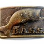 Vintage B.A.S.S. Bass Anglers Sportsmans Society Belt Buckle