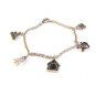 Sterling Silver Baby Mug Blocks High Chair House Heart Charms Bracelet
