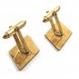 1960's - 80's True Vintage Goldtone 10K RGP Cufflinks by Hadley USA 101014