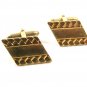 1960's - 80's True Vintage Goldtone 10K RGP Cufflinks by Hadley USA 101014