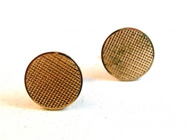 Vintage Gold Tone Cufflinks Signed Swank