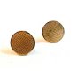 Vintage Gold Tone Cufflinks Signed Swank