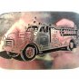 Vintage Lincoln Park Hose Co 2 Fire Truck Belt Buckle