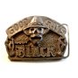 Gothic 1992 Good Guys Wear Black Skulls Belt Buckle Made In U.S.A.