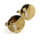 Swank 2 Tone Silver & Goldtone Cufflinks 10222013ab