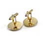 Swank 2 Tone Silver & Goldtone Cufflinks 10222013ab