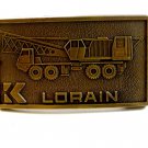 Vintage Lorain Contruction Equipment Belt Buckle