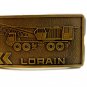 Vintage Lorain Contruction Equipment Belt Buckle
