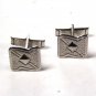 Vintage Silvertone Cufflinks Unbranded 71515ccdd