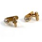 Swank 2 Tone Silver & Goldtone Cufflinks 10222013