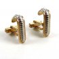 Swank 2 Tone Silver & Goldtone Cufflinks 10222013