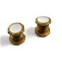 True Vintage Deco Snap Mother of Pearl Cufflinks TIPCO SEPA LINK 102414