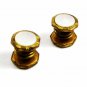 True Vintage Deco Snap Mother of Pearl Cufflinks TIPCO SEPA LINK 102414