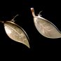 Vintage David Andersen Sterling Silver & Enamel Clip On Earrings