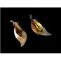 Vintage David Andersen Sterling Silver & Enamel Clip On Earrings