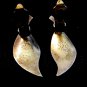 Vintage David Andersen Sterling Silver & Enamel Clip On Earrings