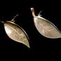 Vintage David Andersen Sterling Silver & Enamel Clip On Earrings