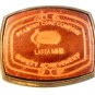 Vintage Peabody Coal Company Latta Mine Leather Belt Buckle Signed El Cid