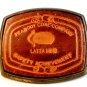 Vintage Peabody Coal Company Latta Mine Leather Belt Buckle Signed El Cid