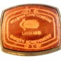 Vintage Peabody Coal Company Latta Mine Leather Belt Buckle Signed El Cid