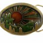 Sunrise In Color Belt Buckle Indiana Metal Craft 093014