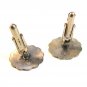 Vintage Zuni Native American Sterling Silver Inlaid Cufflinks Signed Bell