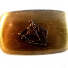 Vintage Western Cowboy Horse Head Belt Buckle Made in U.S.A. by Chambers