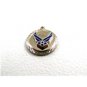 1960's Symbol ????? Blue Enameled Charm 61214