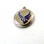 1960's Symbol ????? Blue Enameled Charm 61214