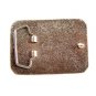 Western Cowboy Cross Leather Belt Buckle Unmarked