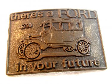 Vintage here's a Ford $750 in your Future Belt Buckle