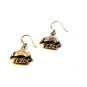 Vintage Sterling Silver Texas Armadillo Earrings