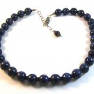 Vintage Lapis 16" Necklace with 4" Extender
