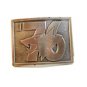 Vintage 1976 Wolfs Head Motor Oil Company Belt Buckle