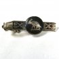Vintage Sterling Silver Niello Elephant Tie Clasp Unbranded 7815