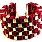 Large Vintage Gold Tone Chain Link Bracelet