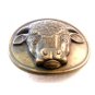 Vintage 1975 Malcolm Hereford Cows Cocktail Brass Belt Buckle