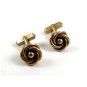 Swank 2 Tone Silver & Goldtone Knot Cufflinks 10222013