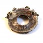 Vintage Silver Sterling Silver Christmas Wreath Brooch