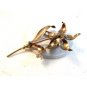 Vintage Sterling Silver & Vermeil Flower Brooch