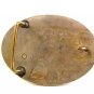 Vintage Nickel Silver Western Rodeo Cowboy Calf Roping Belt Buckle