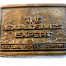 Vintage Atlas Powder Company The Explosive Experts Belt Buckle