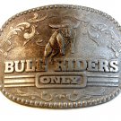 Vintage Bull Riders Only Belt Buckle Zee Series Award Design Medals